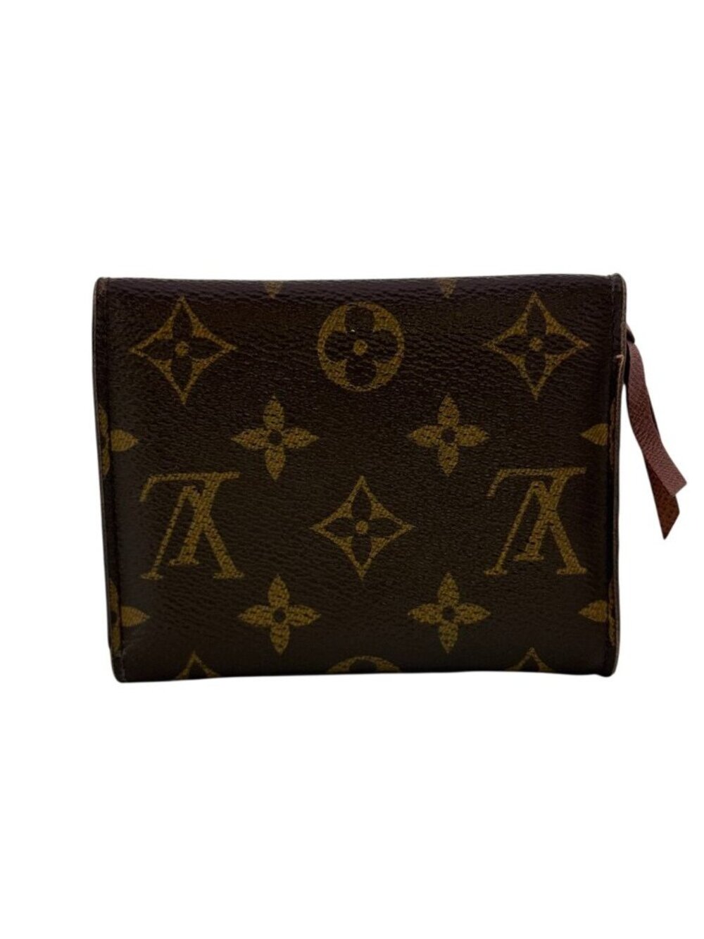 Louis Vuitton Compact Wallet Snap Button Closure Flap Portefeuille Victorine - Picture 2 of 8